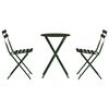 vidaXL Vouw Bistro Set 3 pcs Bossen Staal