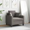 vidaXL Fauteuil 60 cm stof taupe