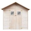 vidaXL Huis 226 x 248 x 218 cm Bewerkt hout
