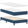 vidaXL Boxspringbed met matras met hoofdeinde Blauw 80 x 200 cm Stof