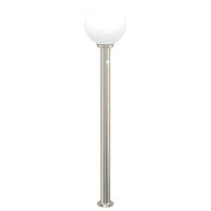 vidaXL Bolderverlichting met sensor 120 cm roestvrij staal IP44