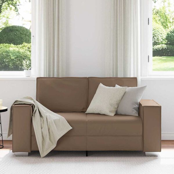 vidaXL Bank 120cm Cappuccino Stof