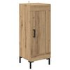 vidaXL Highboard Artisan Eiken 34,5 x 34 x 180 cm Bewerkt hout