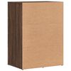 vidaXL Dressoirs 2 st 59x39x80 cm bewerkt hout bruin eikenkleurig