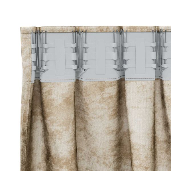 vidaXL Velvet Gordijnen met gordijnen 2 pcs Cr&egrave;me 245 x 140 cm Fluweel