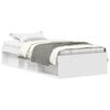 vidaXL Bedframe wit 90x200 cm