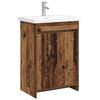 vidaXL Badkamermeubelset Oud hout 81 x 40 x 84,5 cm Bewerkt hout