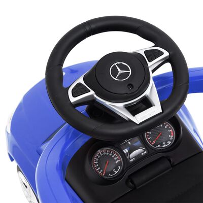vidaXL Duw-loopauto Mercedes Benz C63 blauw