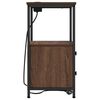 vidaXL Nachtkastje met lade Bruin Eiken 40 x 31 x 60 cm Bewerkt hout
