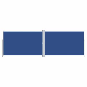 vidaXL Windscherm uittrekbaar 220x600 cm blauw