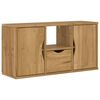 vidaXL Tv-meubel met lade ODDA 79x24x40 cm massief grenenhout
