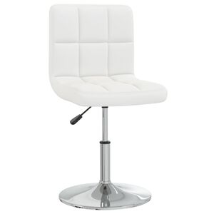 vidaXL Barkruk kunstleer wit