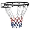 vidaXL Basketbalring 39 cm staal zwart