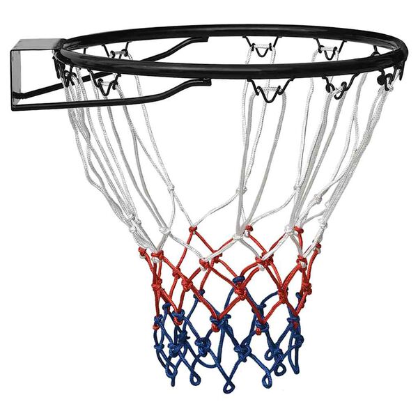 vidaXL Basketbalring 39 cm staal zwart