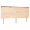 vidaXL Bedframe met hoofdbord massief hout 160x200 cm