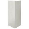 vidaXL Plantenbak driehoek 40x34,5x75 cm roestvrij staal