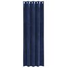 vidaXL Verduisterende gordijnen 2 pcs Donkerblauw 140 x 245 cm Fluweel