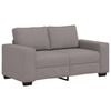 vidaXL 2-zitsbank Taupe 160x77x82 cm Stof