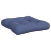vidaXL Palletkussenset 60x38x13 cm stof marineblauw
