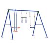 vidaXL Buiten Schommelset Meerkleurig 263 x 185 x 185 cm Staal en PE