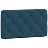 vidaXL Hoofdbordkussen 90 cm fluweel blauw