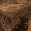 vidaXL Bijzettafel Gerookt eiken 35,5 x 35 x 40 cm Bewerkt hout