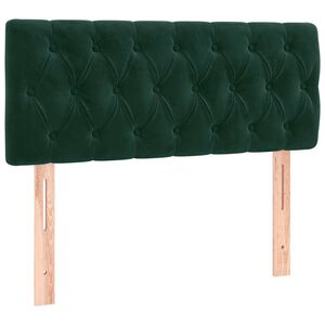 vidaXL Hoofdbord 90x7x78/88 cm fluweel donkergroen