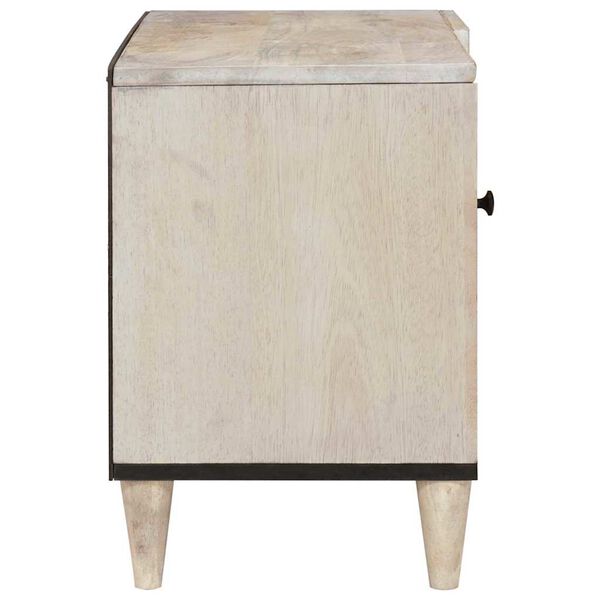 vidaXL TV Eenheden met plank Wit 80 x 33 x 46 cm Bewerkt hout