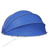 vidaXL Pooldome Blauw 472 x 460 x 229 cm 185T polyester met PU-coating