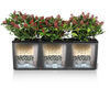 LECHUZA Plantenbak TRIO Cottage 30 ALL-IN-ONE granietkleurig