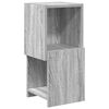 vidaXL Hoekkast 25,5x25x55cm Bewerkt hout Grijs Sonoma