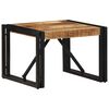 vidaXL Salontafel 50x50x35 cm massief ruw mangohout