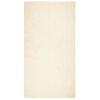 vidaXL Vloerkleed HUARTE laagpolig zacht wasbaar 60x110 cm cr&egrave;me