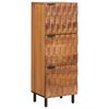 vidaXL Hoge kast Acacia Bruine Afwerking 40 x 33 x 110 cm