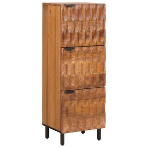 vidaXL Hoge kast Acacia Bruine Afwerking 40 x 33 x 110 cm