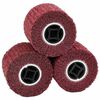 vidaXL Schuurrollen 3 st Rood 12 x 12 x 10 cm Synthetische Vezel