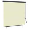 vidaXL Rolgordijn voor buiten 170x250 cm cr&egrave;me
