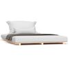 vidaXL Bedframe massief grenenhout 150x200 cm