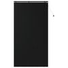 vidaXL Jaloezie Zwart 135 x 250 cm 35 mm Massief Paulowniahout