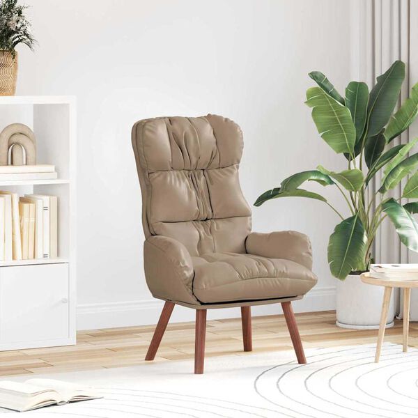 vidaXL Fauteuil Cappuccino 69 x 74 x 93 cm Kunstleer