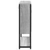 vidaXL Badkamerspiegelkast 60x16x60 cm bewerkt hout grijs sonoma eiken