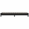 vidaXL Bedframe zonder matras 100x220 cm fluweel zwart