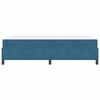 vidaXL Bedframe met matras Donkerblauw 140 x 190 cm Stof