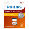 Philips SDHC-geheugenkaart 32GB UHS-I U1 V10
