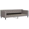 vidaXL Slaapbank met onderschuifbed 80x200 cm stof taupe
