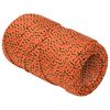 vidaXL Boottouw 2 mm 50 m polypropyleen oranje