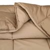 vidaXL Winter Dekbed Goud 155 x 220 cm Satijn en Microfiber