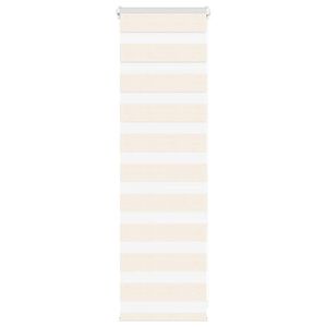vidaXL Zebra rolgordijn 45x100 cm stofbreedte 40,9 cm marmerbeige