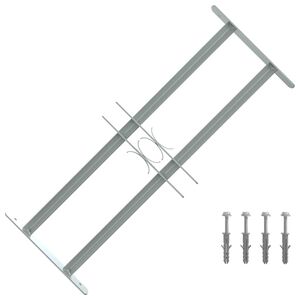 vidaXL Raammazen 500-650 mm Gegalvaniseerd staal Zilverkleurig