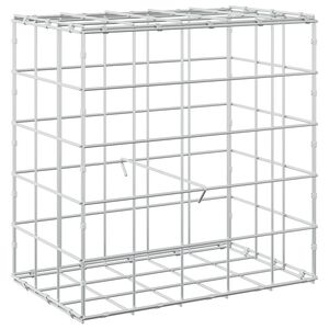vidaXL Gabion met 3,5 mm Draad en 10x10 cm Gaas 50x30x50 cm